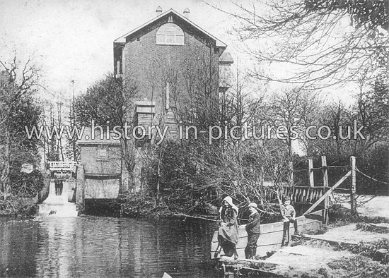 The Mill and Pool, Felsted, Essex. c.1912
